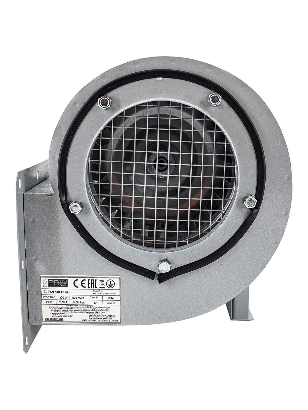 Вентилятор радиальный BURAN 200 220V Пр0 4полюс ERA PRO